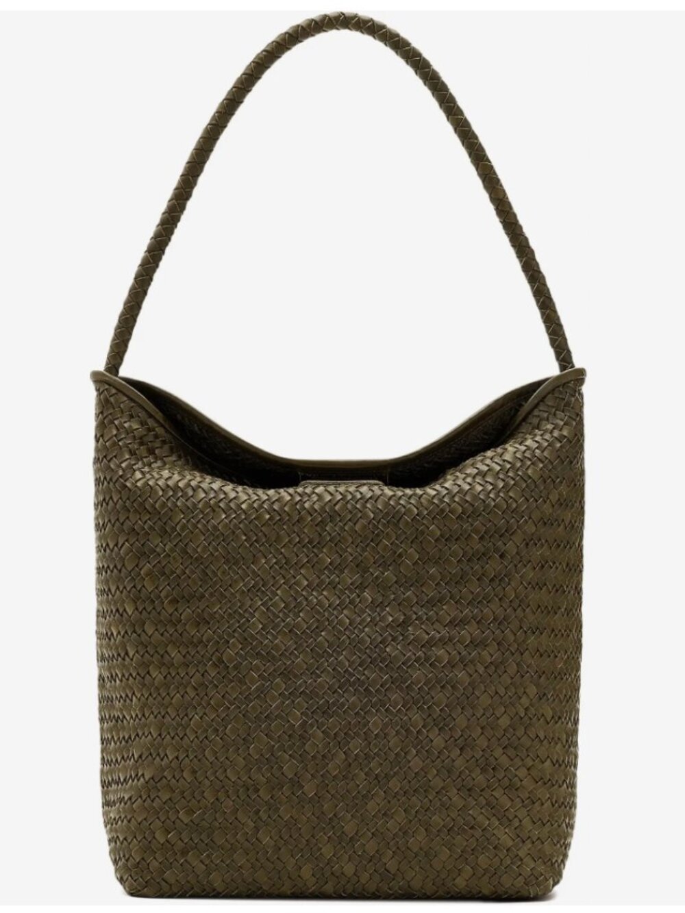 Madewell The Signature Woven Bucket Bag in Faded Olive NWOT - never used!